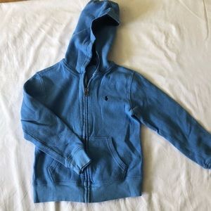 Polo Ralph Lauren Boys Hood Thermal Sweater Sz 6